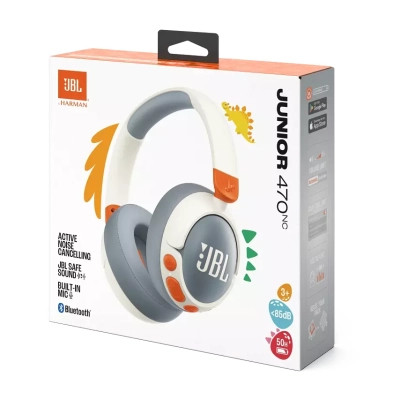 Навушники JBL JR 470 NC White (JBLJR470NCWHT) Вінниця - фото 9