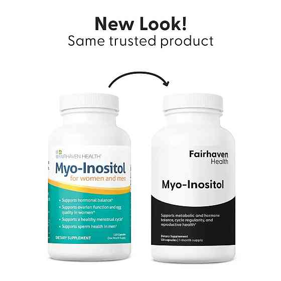 Вітамини Fairhaven Health Міо-Інозитол Myo-Inositol 120 капс Київ