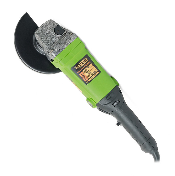 Болгарка кутова шліфувальна Procraft 860 Вт,Болгарка мережева 125 круг,Болгарка з регульованою швидкістю PW-1200E Львів - фото 3