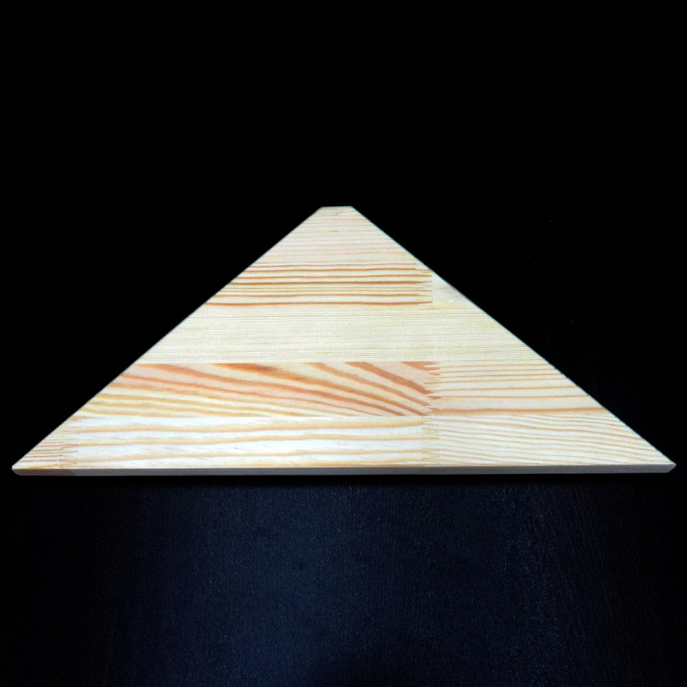 Угловая настенная полка 