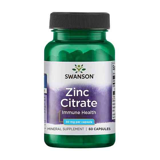 Zinc Citrate 30 mg - 60caps Луцьк