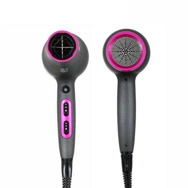 Потужний універсальний фен, Хороший фен для випрямлення волосся для укладання волосся салонний DJ-18 Івано-Франківськ - фото 1