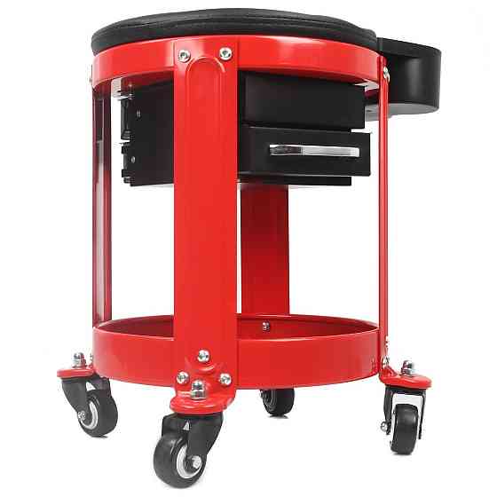 Табурет стульчик для мастерской с ящиком и на колесах Mar-Pol (M80196) Нововолынск