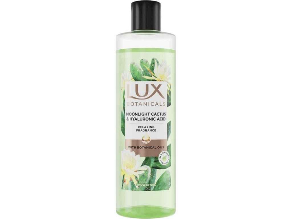 Гель для душу 480 мл Кактус-Гіалуронова кислота ТМ LUX BOTANICAL Solmir Київ - фото 1