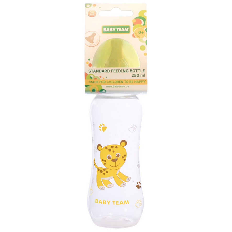 Пляшечка для годування з силіконовою соскою 1310_салатовий 250 мл Вінниця - фото 1