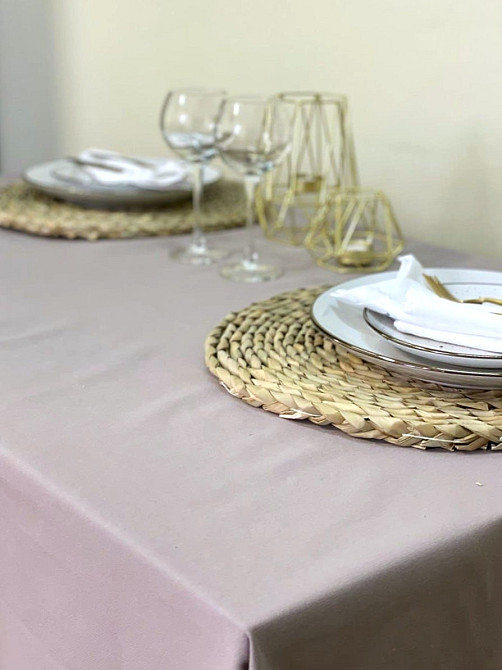 Ecotton Скатертина Ecotton DUCK 170х150 см водовідштовхувальна сіра Grey 07 Киев - изображение 4