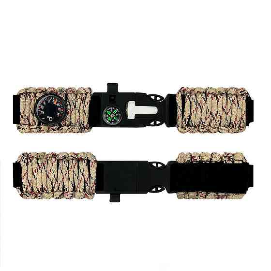 Ремінець паракордовий багатофункціональний Desert Camo SBR Київ