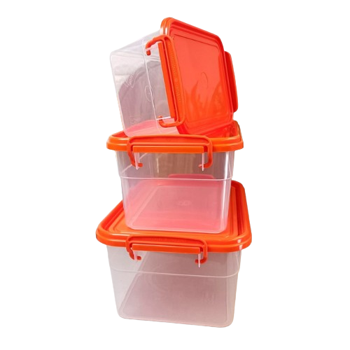 Набір контейнерів для харчових продуктів 1,15л/2л/3,5л 3в1 Народний продукт Житомир