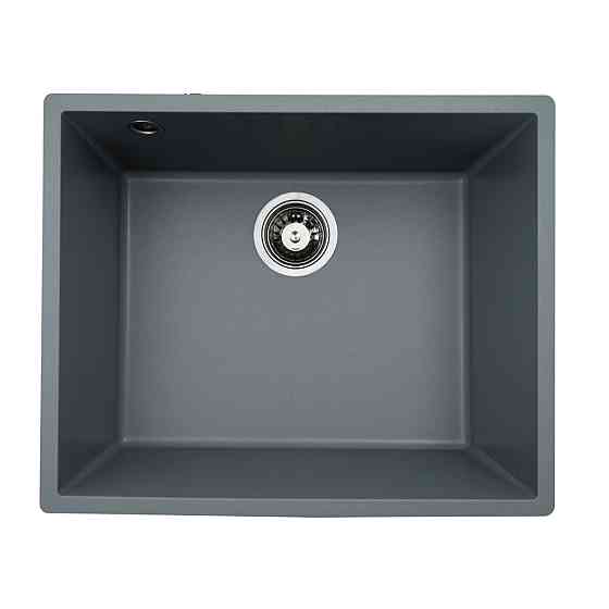 VALESO Гранітна мийка для кухні VALESO OASIS 5444 матова Сірий металік Киев