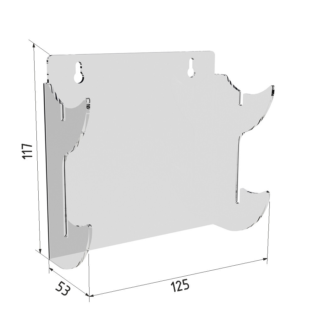 Подставка для ножей EKOSTAR 2 яруса настенная Киев - изображение 3