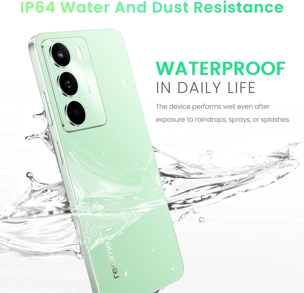 Смартфон realme 14x 5G 8/256GB Peridot Green - Экран 120 Гц, Dimensity 6300, Камера 50Мп с AI и защита IP64 Киев - изображение 8