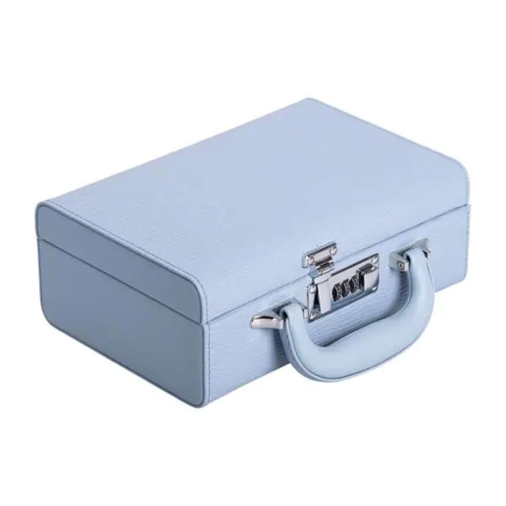 Yiwu Скринька для прикрас з еко шкіри 2 яруси з кодовим замком органайзер для ювелірних виробів Коломыя - изображение 6