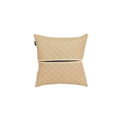 Подушка EVAtech ECO 40x40 см бежева з бежевою ниткою (SPBCSII) Винница