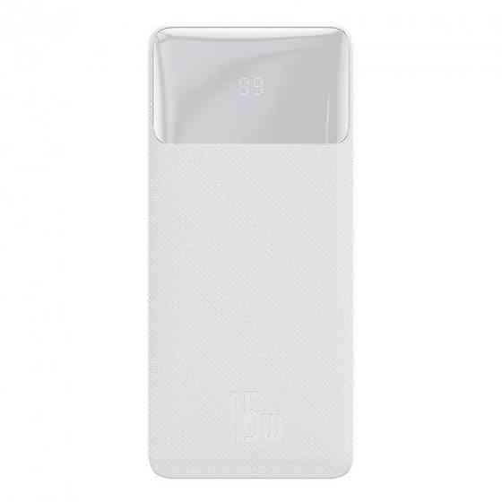Зовнішній акумулятор Baseus Bipow Digital Display 15 W 20000 mAh (PPDML-J02) Білий Вінниця