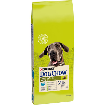 Сухой корм для собак Purina Dog Chow Adult Large Breed со вкусом индейки 14 кг (7613034487926) Винница - изображение 9