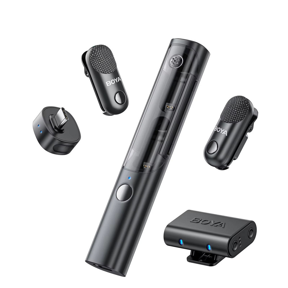 Мікрофон 4в1 петличний накамерний настільний ручний Type-C Boya Magic 03 Київ - фото 1
