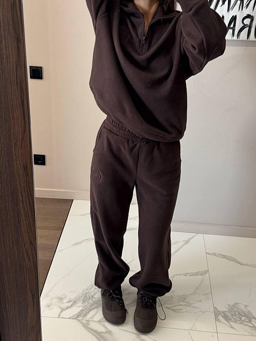 Жіночий теплий повсякденний костюм, двобічний фліс 46/48 Одеса - фото 2