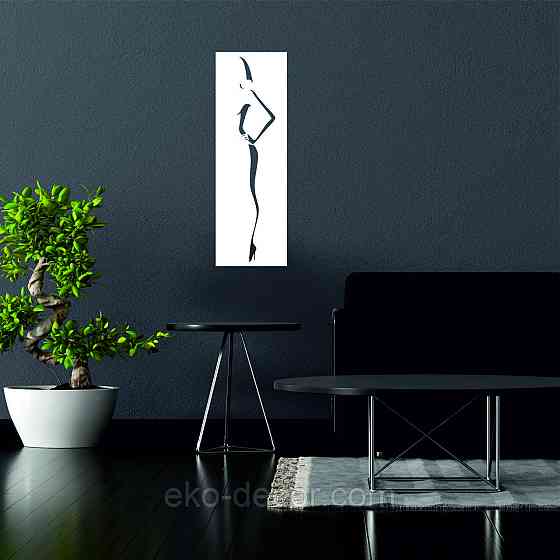 Декоративне настінне Панно «Силует жінки», Декор на стіну Київ