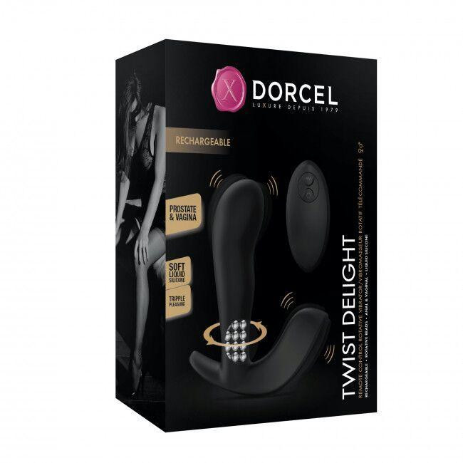 Універсальний вібратор з перлинним масажем Dorcel TWIST DELIGHT Sex Aura Київ - фото 9