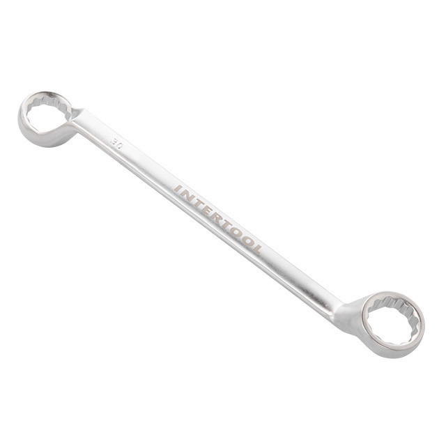 Набір ключів накидних, 12 шт. 6-32 мм, Cr-V INTERTOOL HT-1103 Київ - фото 4