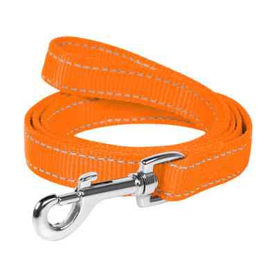 Поводок для собак Dog Extreme из нейлона двойной Ш 14 мм Д 122 см оранжевый (43004) Винница