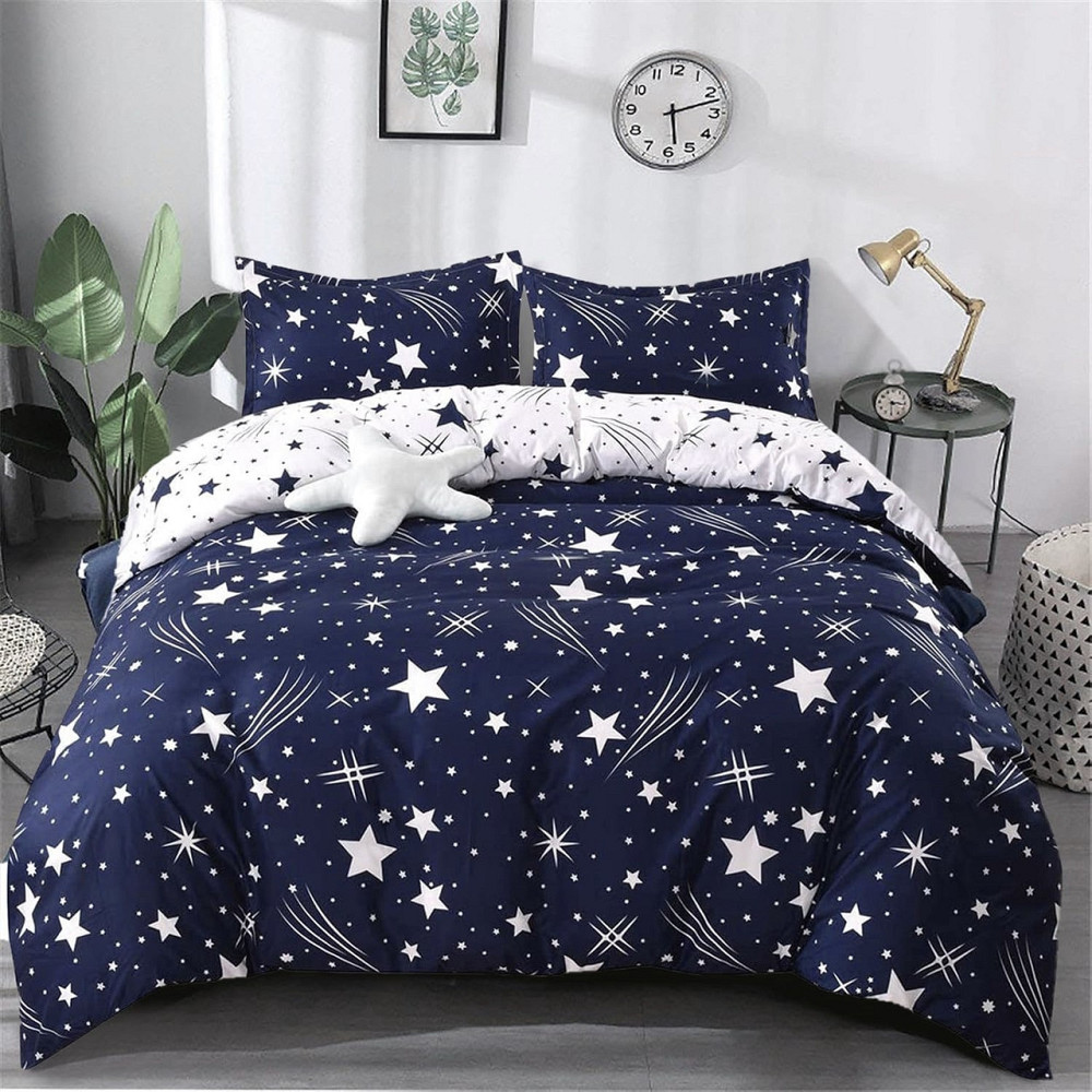 Ecotton Комплект постільної білизни Ecotton двоспальний Сімейний 150х215 см двосторонній Зірки Киев - изображение 1