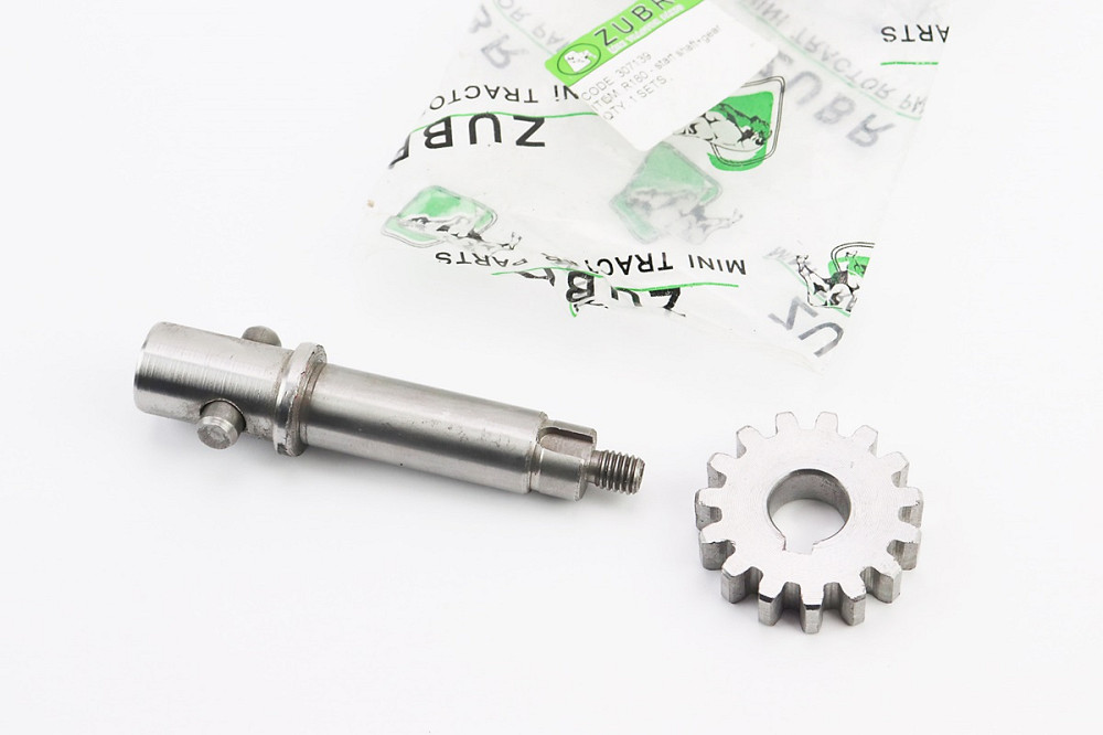 Вал ручного стартера з різьбою+шестерня Z-15 к-кт R175A/R180NM Киев - изображение 1