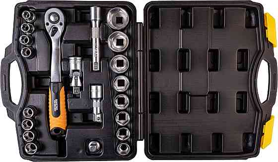 MASTERTOOL Набір інструментів MASTERTOOL PROFI ½" 21 шт 10-32 мм CrV50BV30 протиударний кейс 78 Коломия