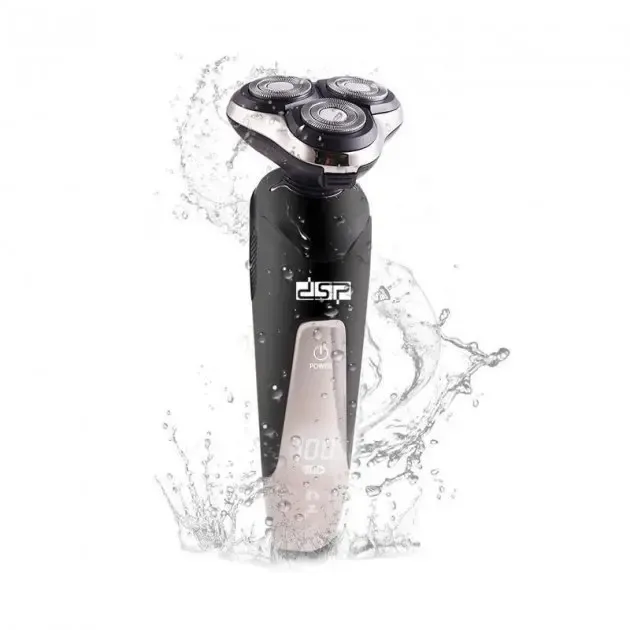 Бритва Электрическая на 3 плавающие головки DSP 60017 Роторная Электробритва мужская для влажного и сухого бритья Коломия - фото 2