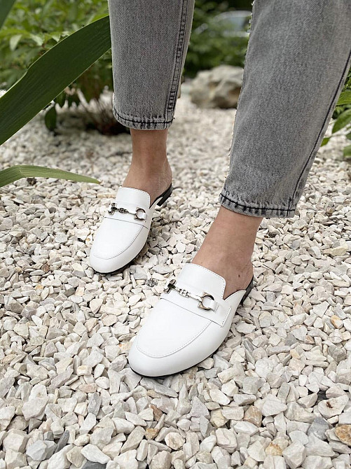 GREMMY Шльопанці жіночі GREMMY 950 білі (літо, шкіра натуральна) (4575) лише 37р.38р. 37 Коломия - фото 1