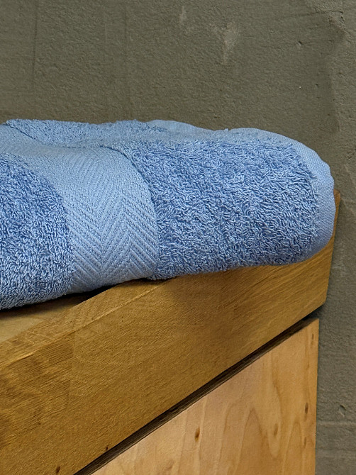 Ecotton Рушник Ecotton 70х130 см махровий блакитного кольору Sky Blue Коломия - фото 2