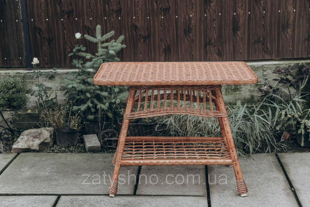 Стіл кухонний плетений кавовий Київ - фото 2