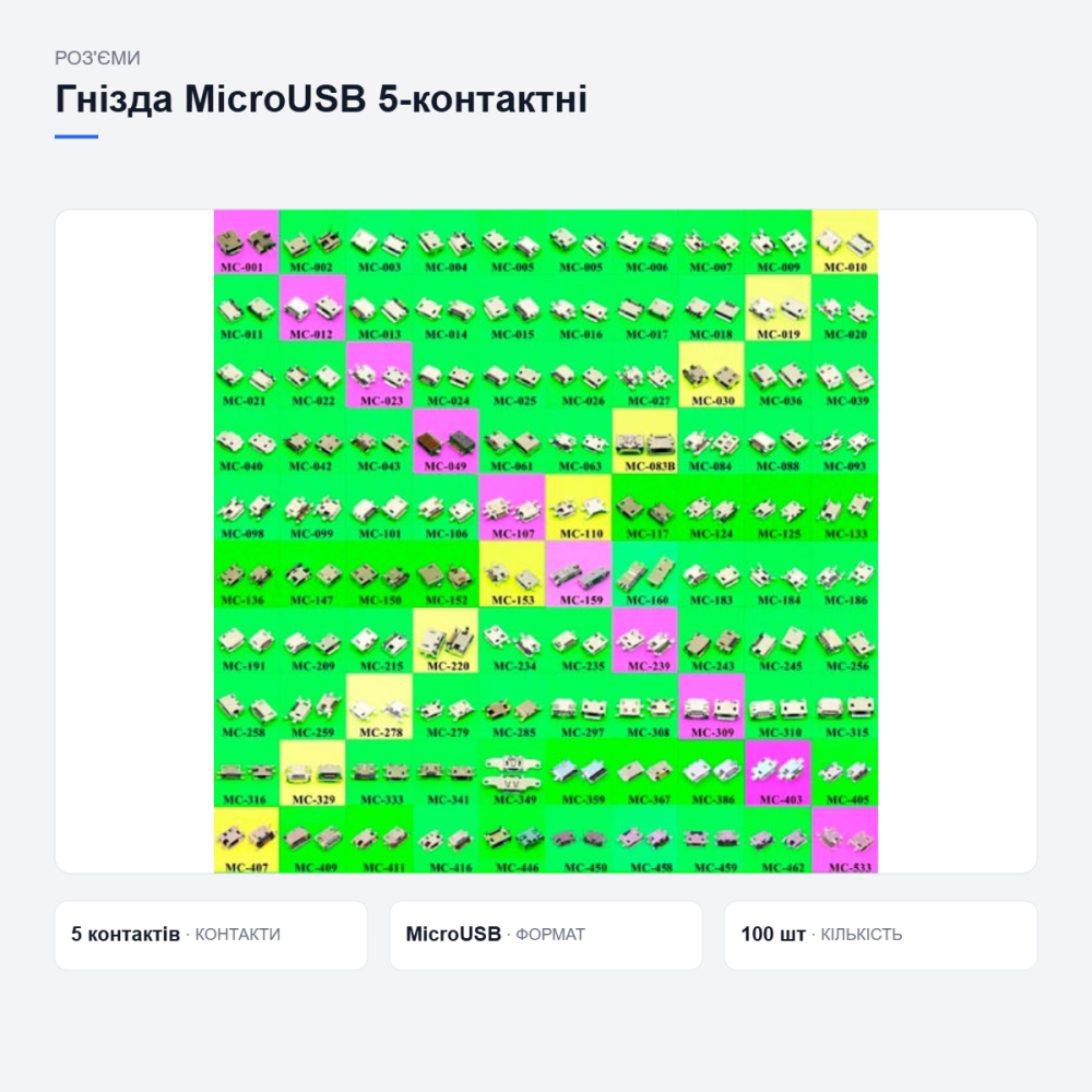 Роз’єми MicroUSB для ремонту Київ - фото 5