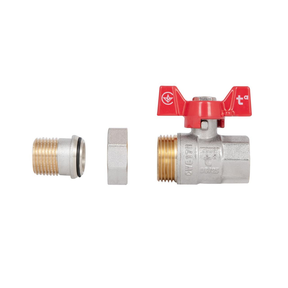 Кран кульовий "Американка" Thermo Alliance Standart 1/2" ВН прямий SD220NW15PN40 Київ - фото 18