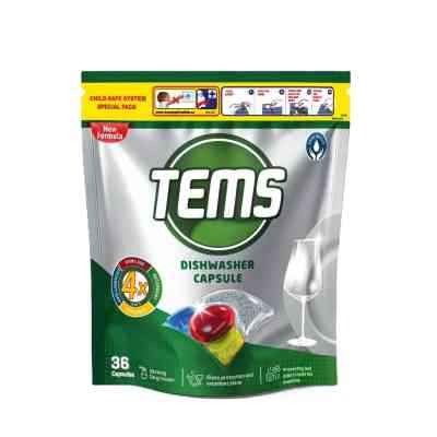 Таблетки для посудомоечных машин Tems 4 в 1 36 шт. (8697916021131) Винница