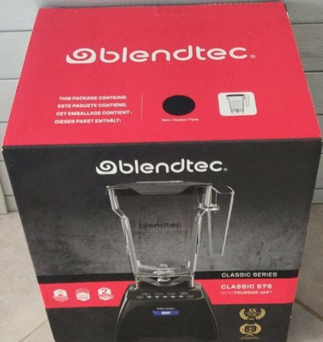 Блендер професійний Blendtec Classic 575 Black Київ - фото 2