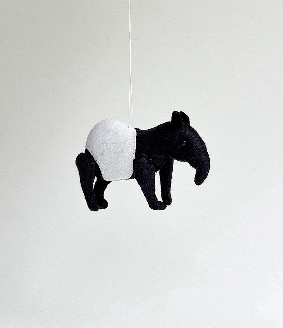 Іграшка з фетру ручної роботи Тапір Київ - фото 4