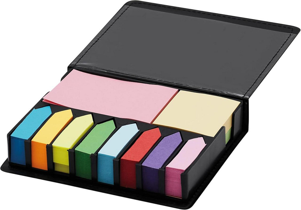 Бумажные стикеры 2000 шт разных форматов 12 цветов в PU кейсе для заметок и организации Киев - изображение 7