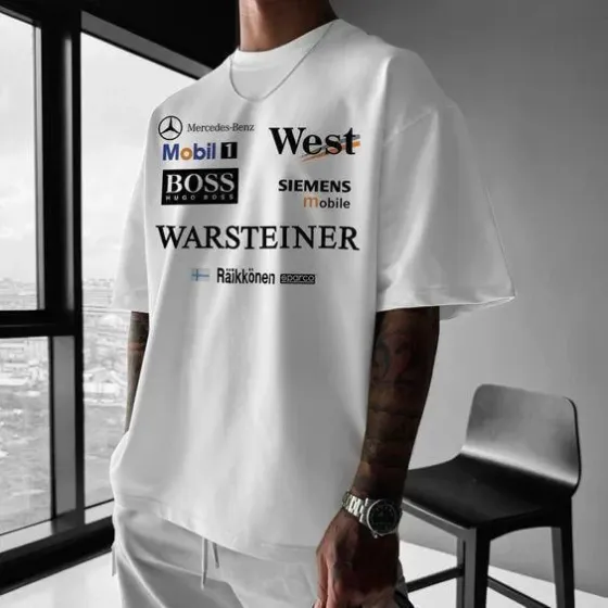 Футболка чоловіча с принтом  44 Біла 2634326111 Дніпро