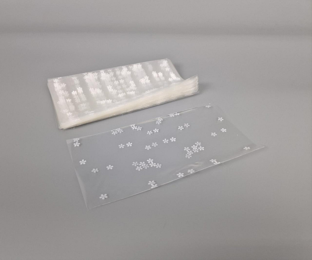 Пакет із малюнком для пакування подарунків (10*20) No003 (3) "Квіти" (100 шт.) Харків - фото 2