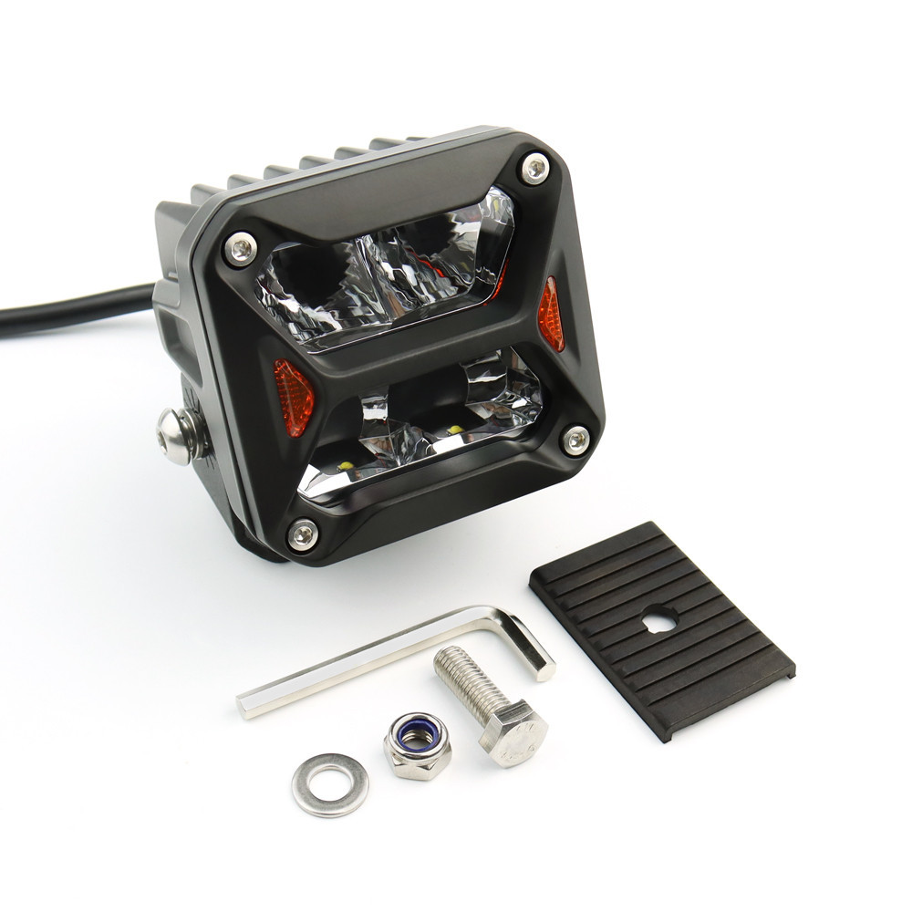 Світлодіодна фара StarLight SL-W0320S квадратна, дальнє світло WHITE + DRL 20W 1800Lm 5700K 12/24V Харків - фото 1