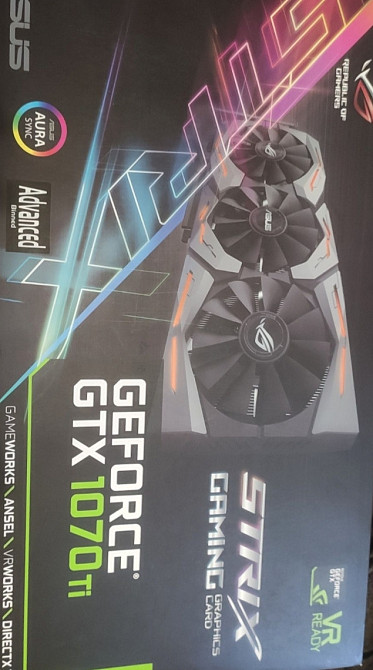 Видеокарта ASUS ROG Strix 1070 Ti Киев - изображение 3