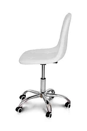 Стілець офісний Марсель, шкірзам білий Київ