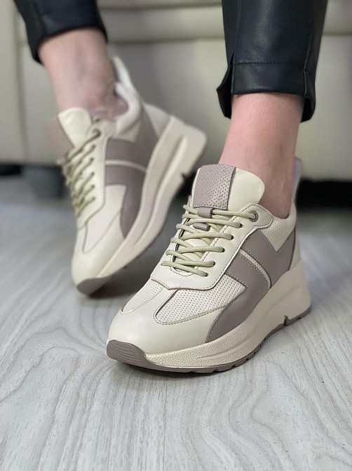 AVALON Кросівки жіночі AVALON 619 бежеві (весна-осінь, шкіра натуральна) (4999) 36-40 Коломия - фото 2