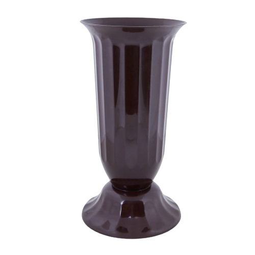 Вазон Флора з підставкою 29см темно-коричневий Алеана Житомир - фото 1