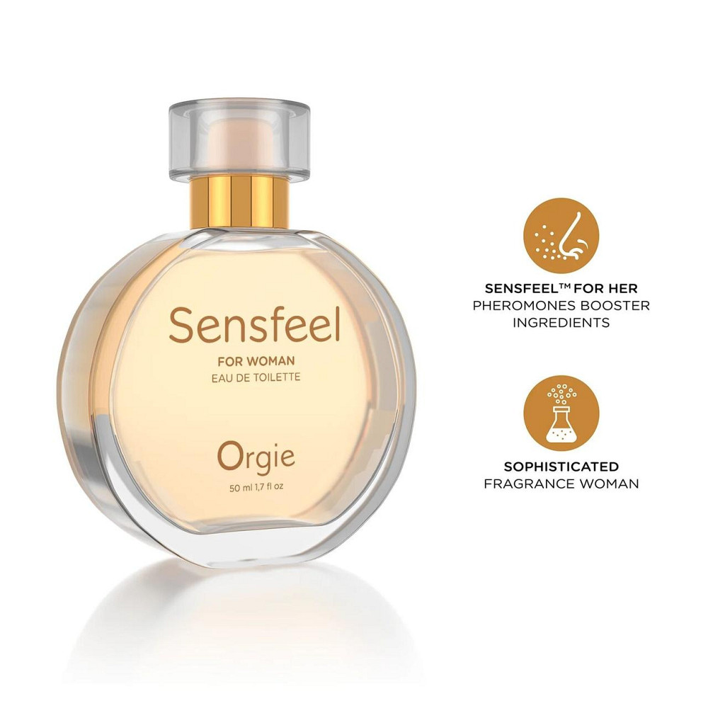 Жіночі парфуми з феромонами Orgie – Sensfeel for Woman (50 мл), квітково-фруктовий аромат Sex Aura Київ - фото 2