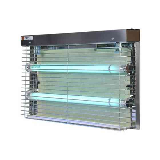 Лампа ловушка для насекомых с липкой вставкой 80м² Pomel Trio, Польша Одесса