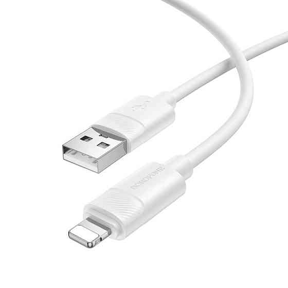Кабель BOROFONE BX123 Leya silicone charging data cable iP White Одеса