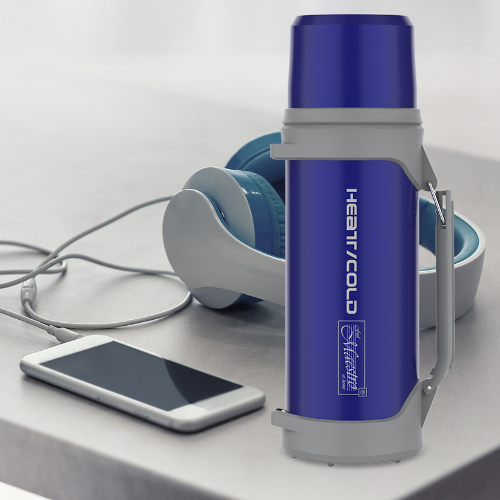 Термос 1200 мл Maestro MR-1631-120-BLUE Житомир