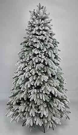 Литая искусственная елка Премиальная (высота - 1.50 м) Заснеженная Винница